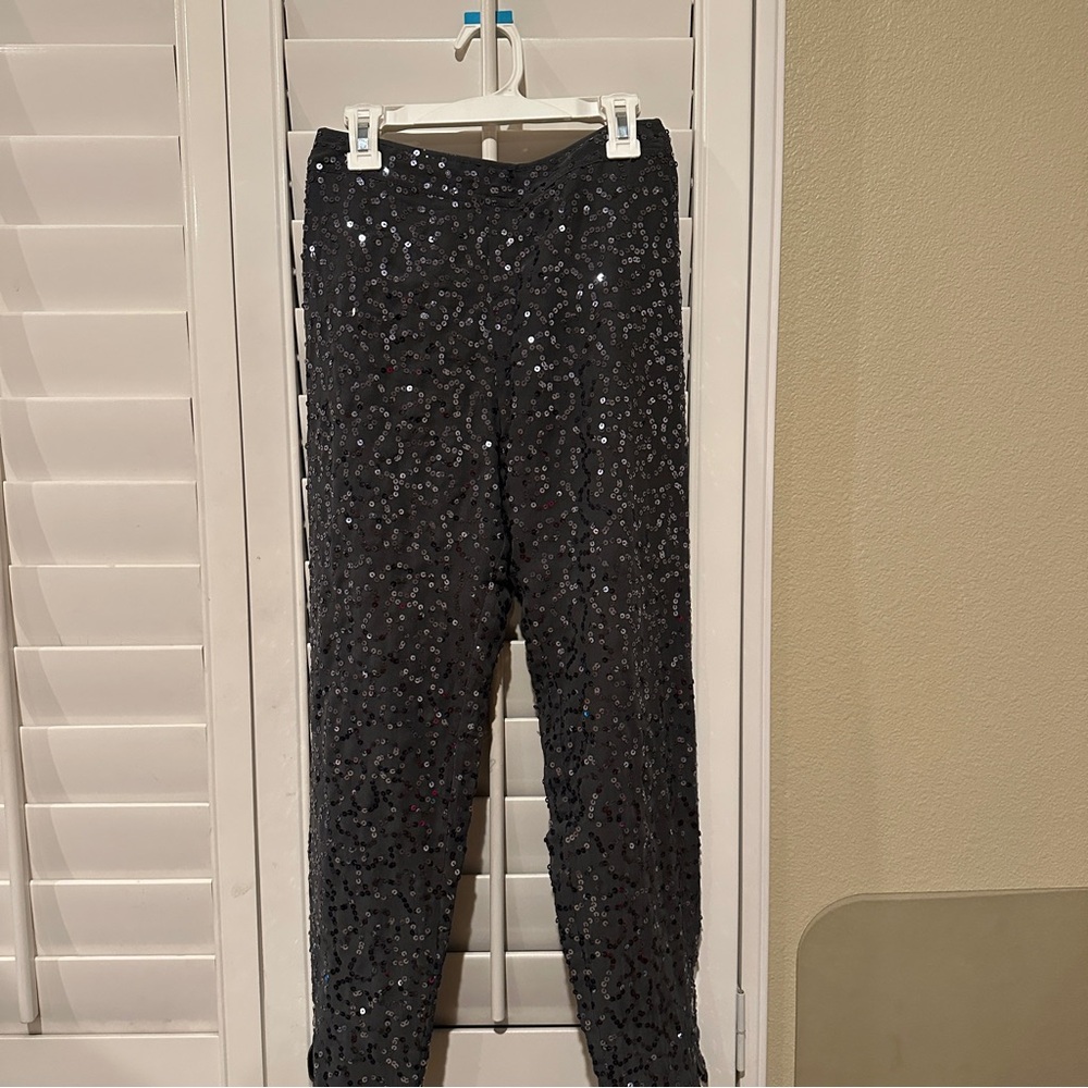 Abercrombie Kids Gray Sequin Pants